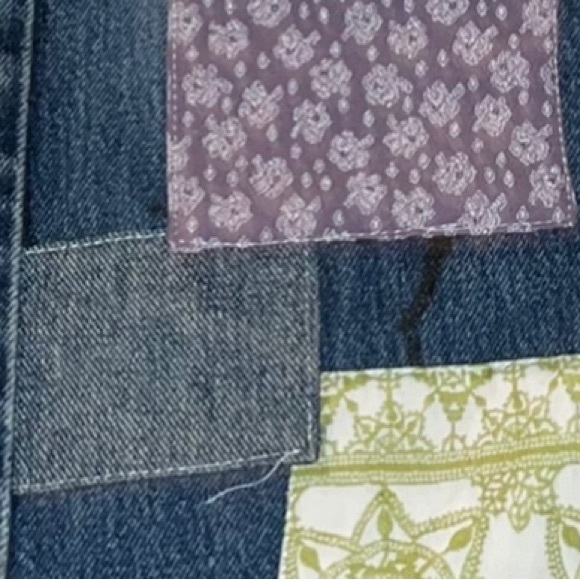 Womens Patchwork Levi Jeans - Picture 9 of 9